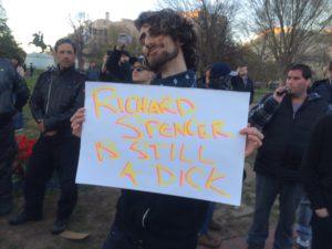 Isaacson at a Rally in Washington D.C.
Photo: Michael Isaacson