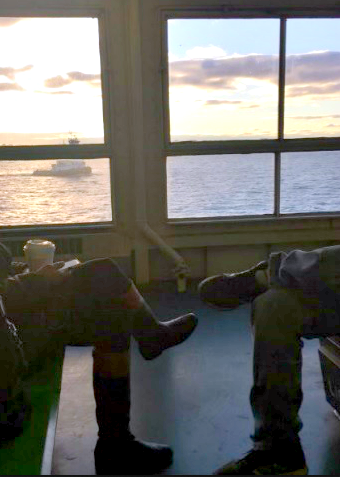 Staten Island Ferry Commuters
Photo: Anna Pensabene