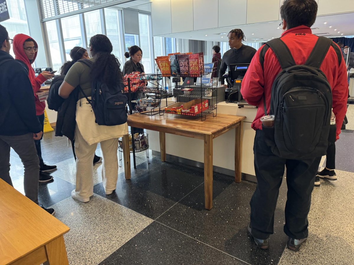 Cashier station in the dining hall.