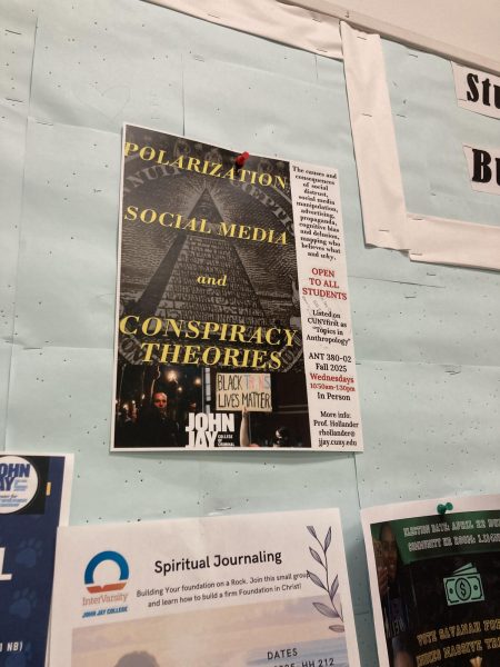 Poster with course information